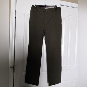 Lee Women's Olive Straight Leg Pants Size 12 NWOT